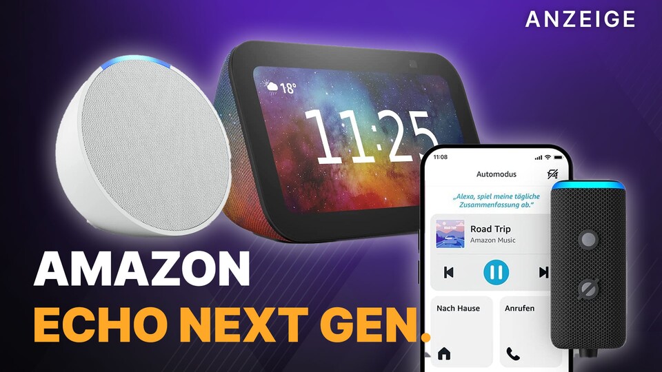 Die neuen Amazon Geräte sind da! Amazon Echo Pop, Echo Show (Kids) und Auto wollen euer Leben smart machen.