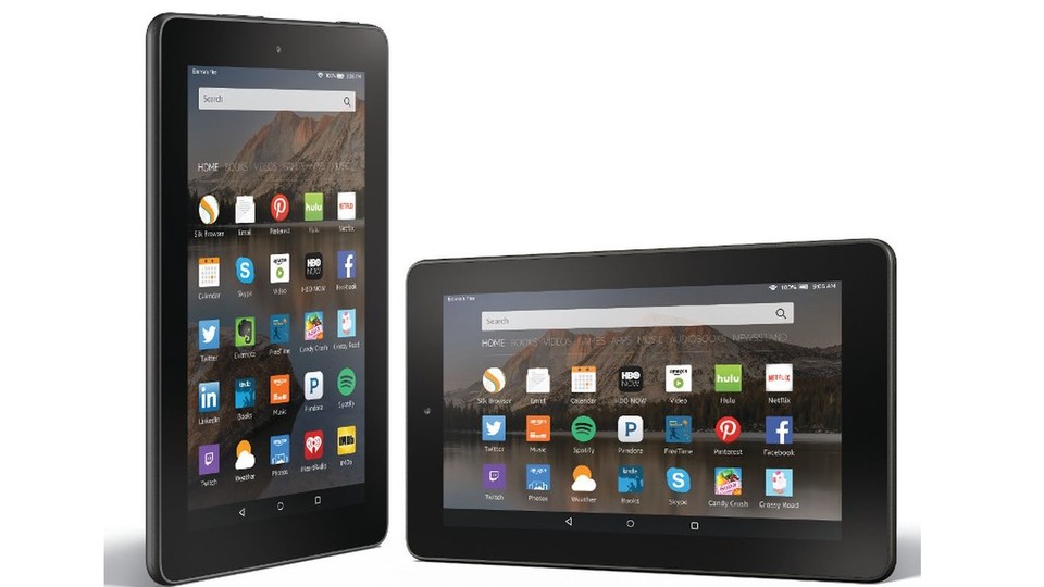 Amazon Fire 7 Tablet: Dank niedrigem Preis gut als Zweit-Tablet geeignet.