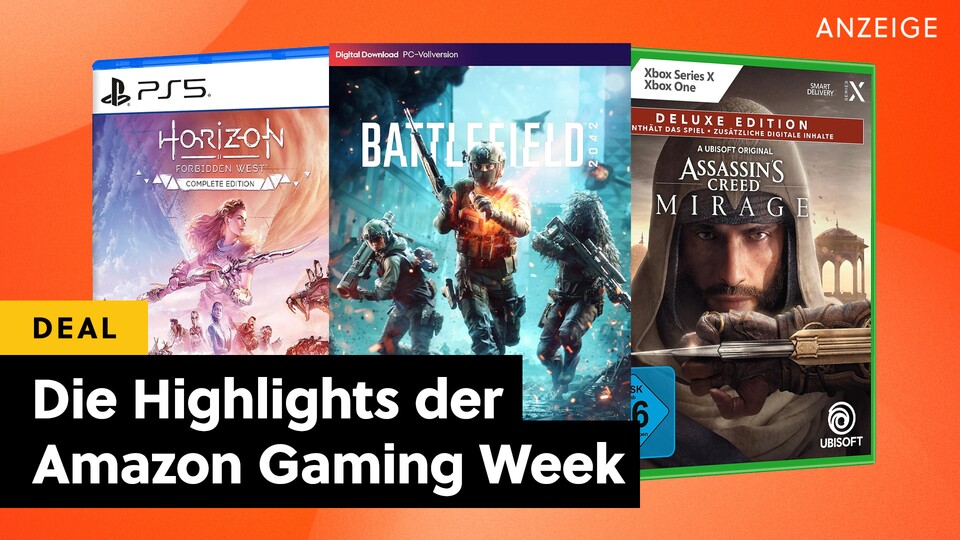 Hier kommt jeder auf seine Kosten: Wir zeigen euch die Highlights der Amazon Gaming Week!
