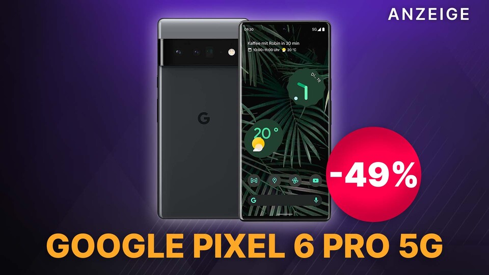 Eines der besten Smartphones bei den Amazon Last Minute Deals fast zur Hälfte reduziert: Das Google Pixel 6 Pro