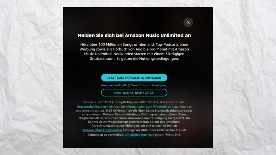 Amazon Music Unlimited kann sich dann lohnen, wenn ihr schon Prime-Kunden seid.