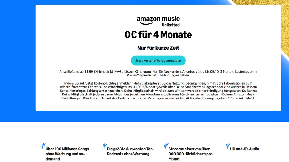 Für mich einer der spannendsten Deals: Amazon Music Unlimited sagt Spotify und Apple Music den Kampf an. Und wie!