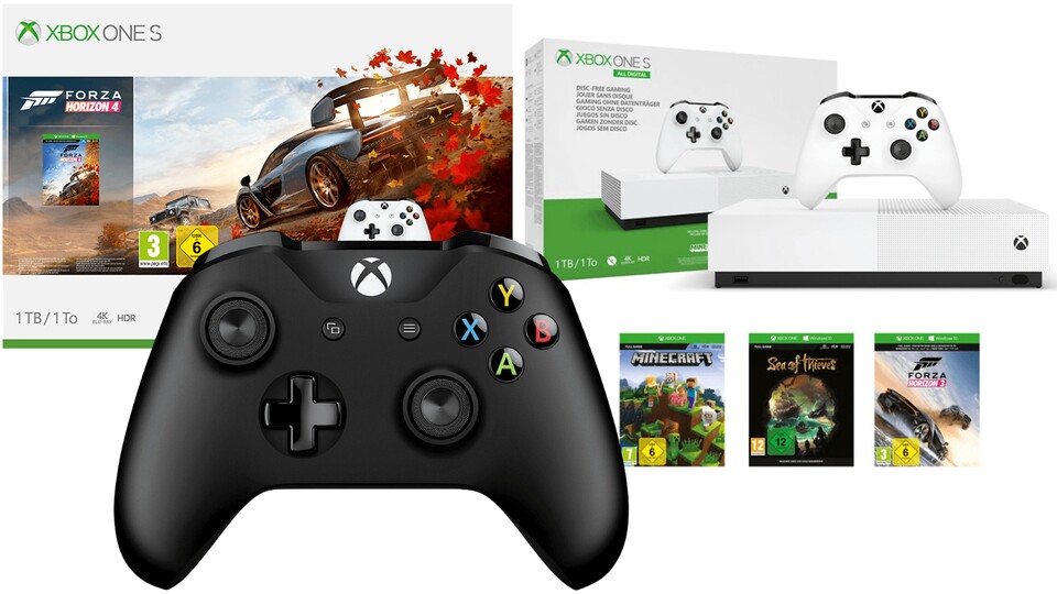 Amazon: Die Xbox One gibt's ab 179 €. Spiele, Controller und mehr sind im Angebot.