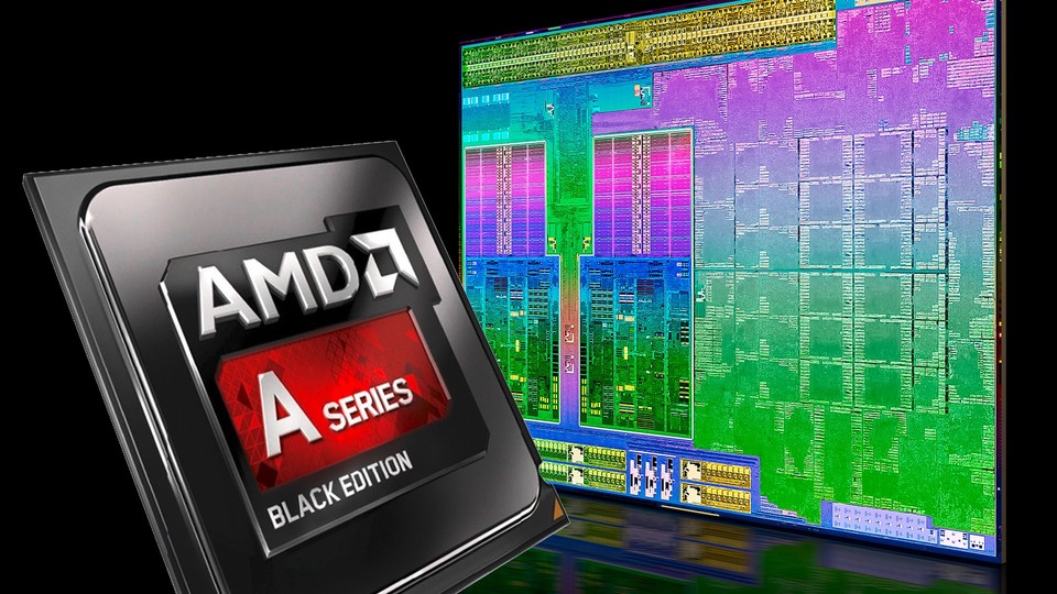 Die AMD-APU A10 6800K besitzt neben der CPU auch eine integrierte Radeon-Grafikeinheit.