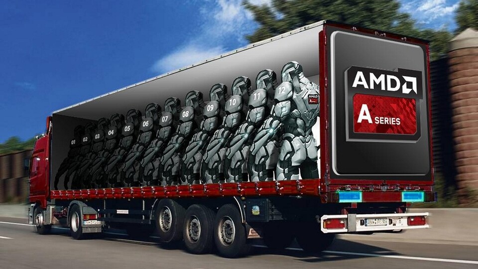 AMD deutet eine neue APU mit 12 Kernen an (Bildquelle: AMD)