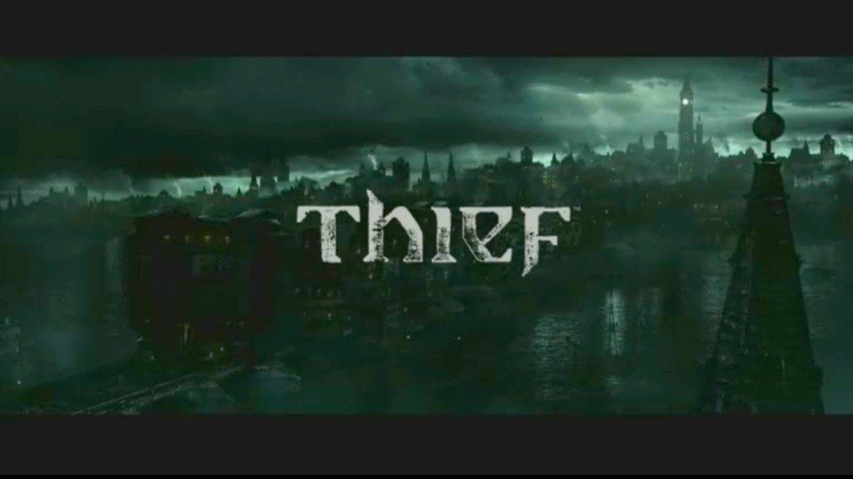 Auch der Story-Trailer zu Thief wurde vorgeführt.
