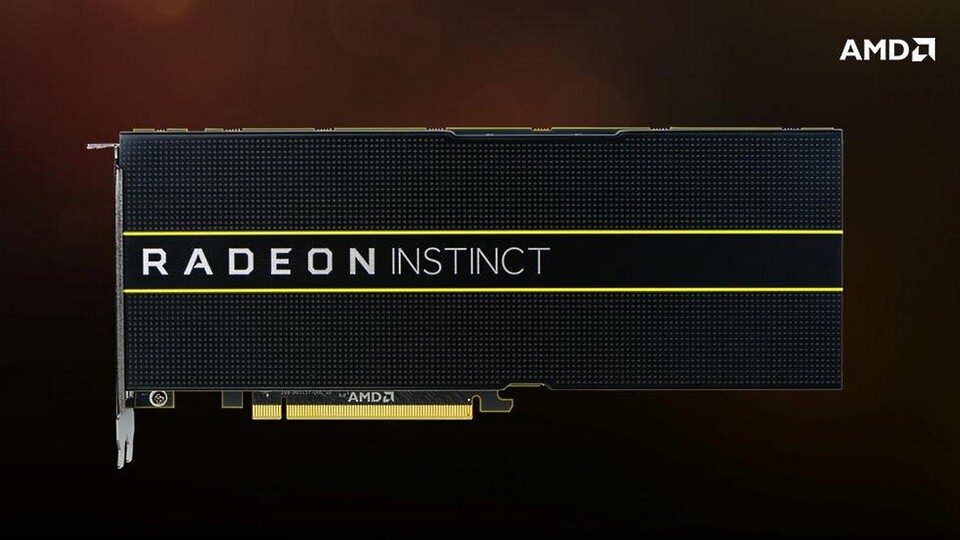 Im Labor nutzt die AMD Radeon Instinct schon den neuen Vega-20-Chip. (Bildquelle: AMD)