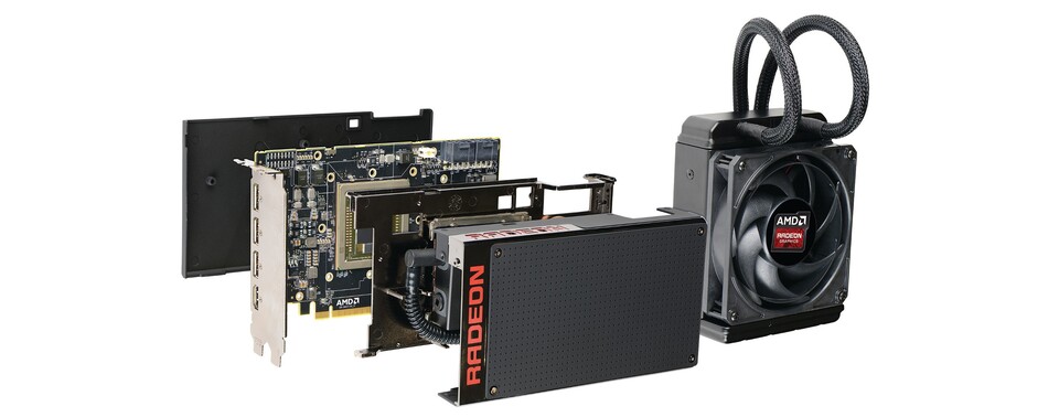 AMDs Radeon R9 FuryX lässt sich durch selbstgedruckte Frontplatten individualisieren.