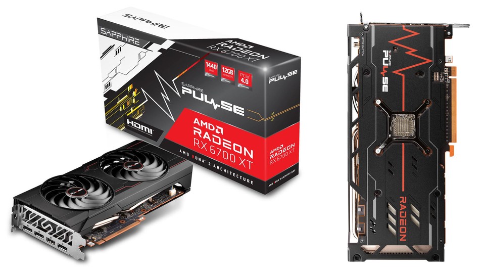 Die AMD Radeon RX 6700 XT passt auch in kleinere Gehäuse. Dabei bleibt sie relativ leise und verbraucht auch nicht wahnsinnig viel Strom.