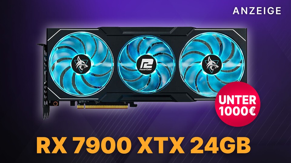 Die RX 7900 XTX kann Raytracing, FSR und bietet genügend Rechenleistung für 4K mit mehr als 60 FPS.