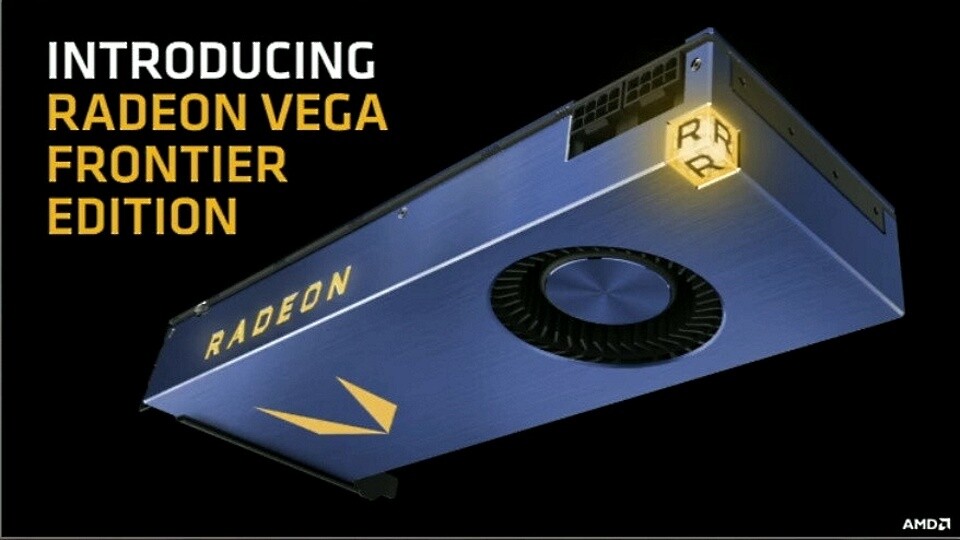 Die AMD Radeon Vega Frontier Edition ist eine Profi-Grafikkarte.