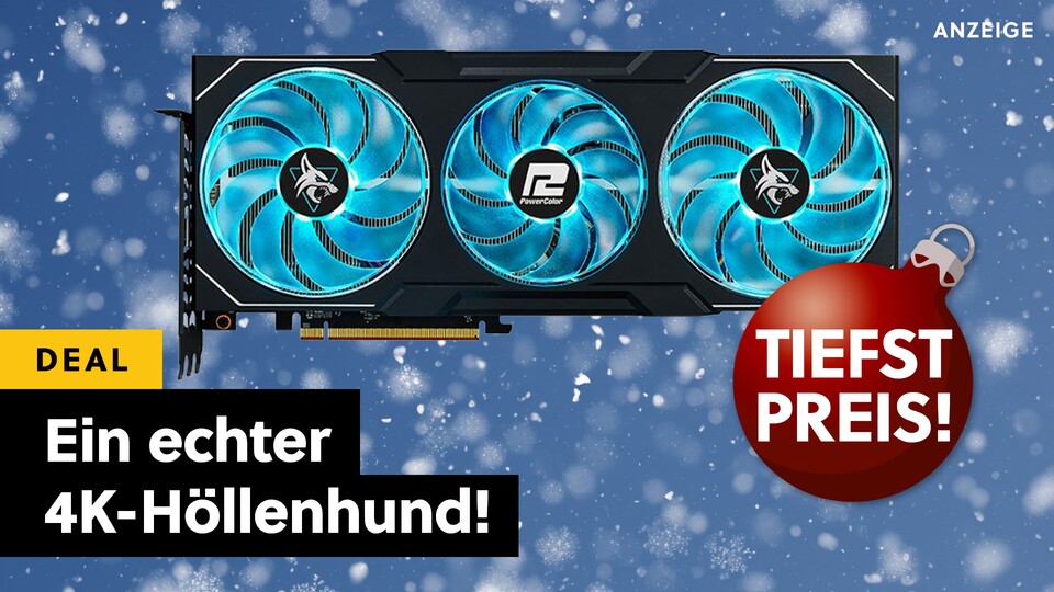 Das perfekte Weihnachtsgeschenk für PC-Gaming-Enthusiasten: Aktuell ist die PowerColor Radeon RX 7900 XT Hellhound OC unverschämt günstig!