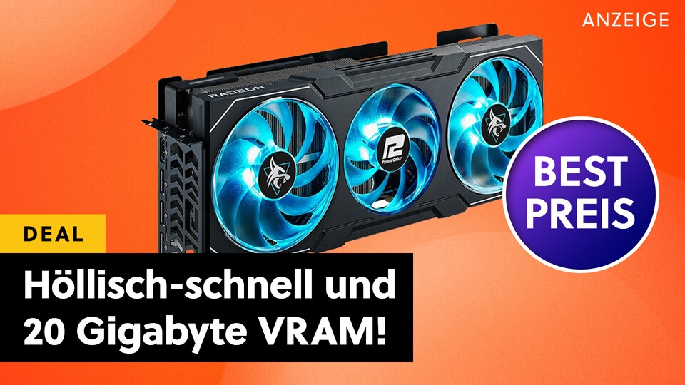 Schicke Grafikkarte für noch schickere Spielegrafik: Die PowerColor Radeon RX 7900 XT ist DIE Preis-Leistungs-Empfehlung für 4K-Gaming!