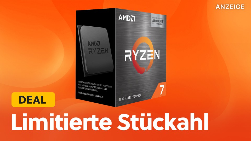 Der AMD Ryzen 7 5800X3D muss Platz 1 der besten Gaming CPU weichen - spielt jedoch immer noch ganz oben mit.