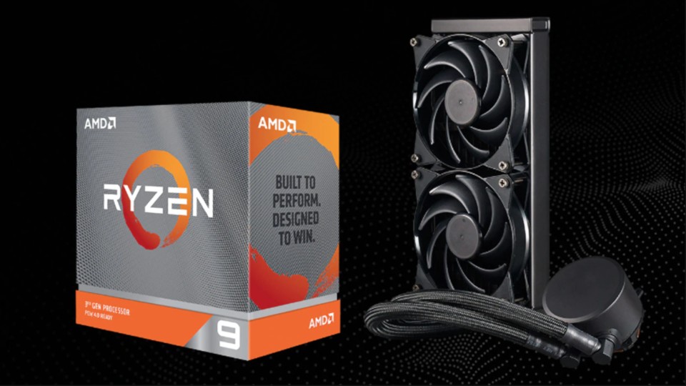 Um das Maximum aus dem Ryzen 9 3950X herauszuholen, empfiehlt AMD den Einsatz einer All-in-One-Wasserkühlung.