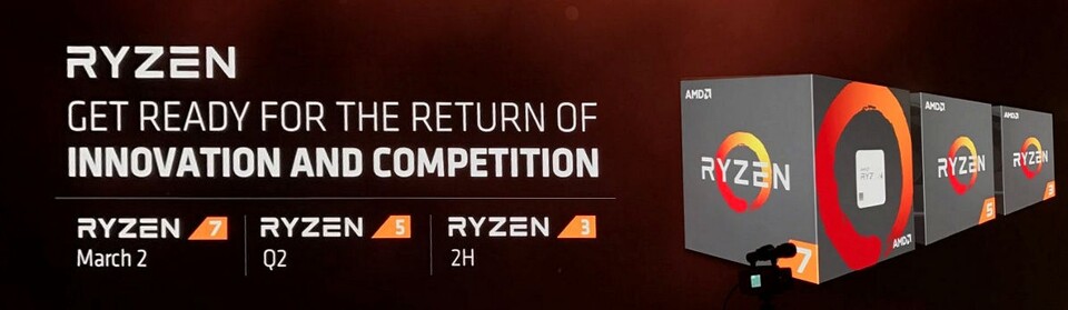 AMD Ryzen: Die bisher bekannten Termine.