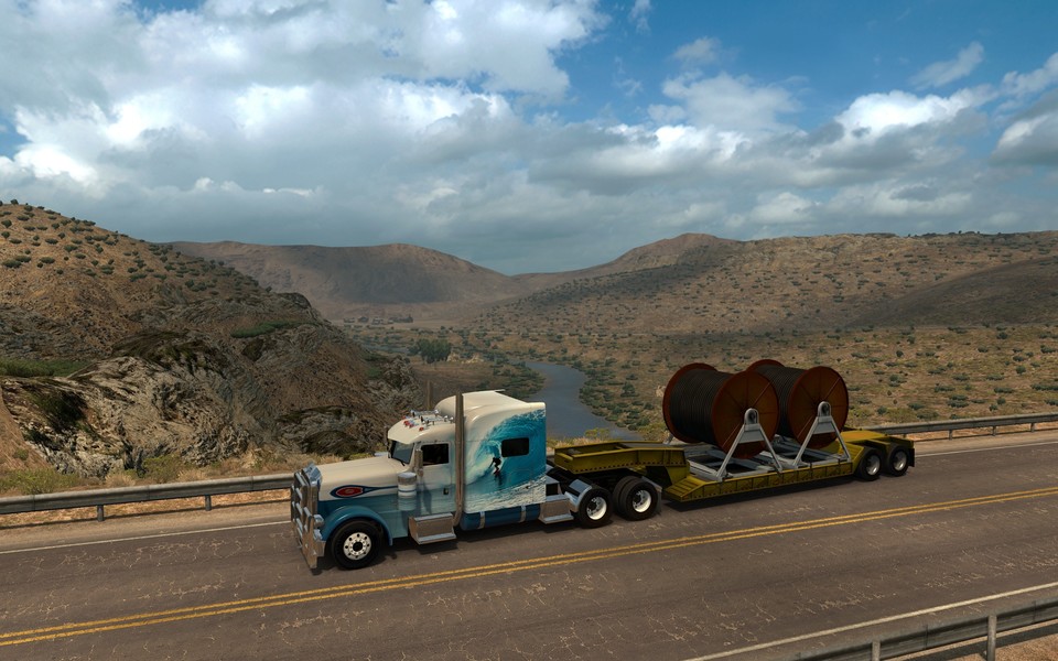 Das Beta-Update 1.5 für American Truck Simulator vergrößert die Spielwelt.