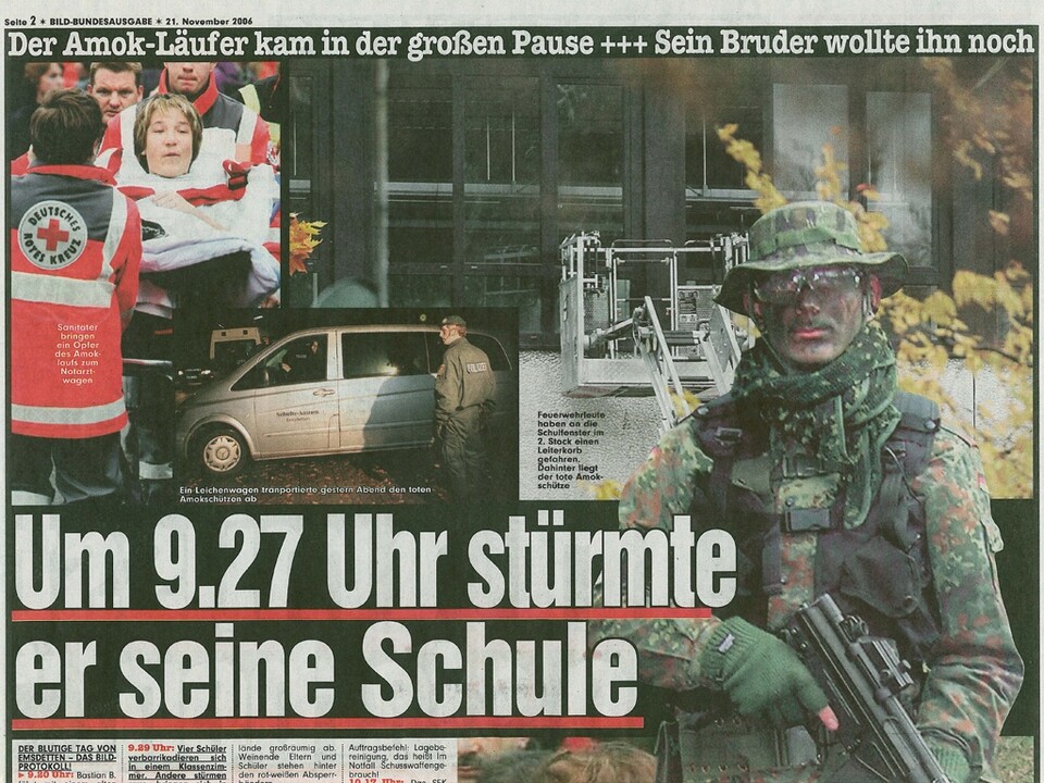 BILD: Um 9:27 Uhr stürmte er seine Schule.