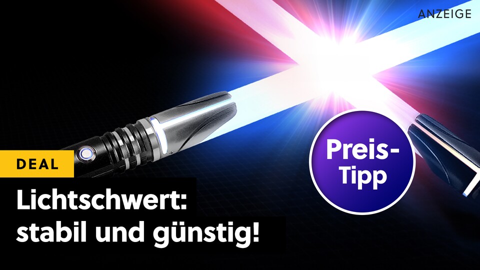 2 Stück RGB Lichtschwert 7 Farben Blaster Sound Ef Produktbild-Vorschau 3