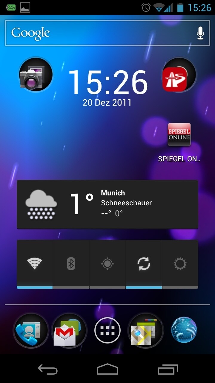 Mit Android 4.0 hat Google auch optisch nachgelegt.