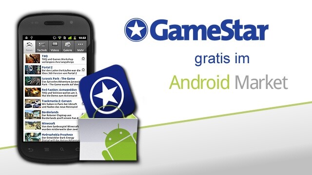 Die GameStar.de-App ist jetzt auch für Android Smartphones erhätlich.