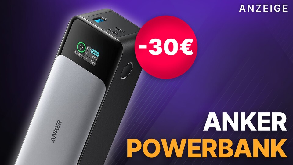 The Anker 737 power bank with 24,000mAh battery capacity is available from Amazon for €119.99.