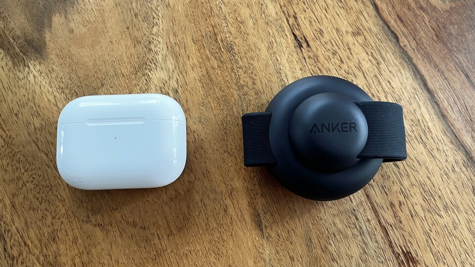 Kaum größer als ein AirPods-Pro-Ladecase: Das Anker MagGo 3-in-1 ist schön kompakt.