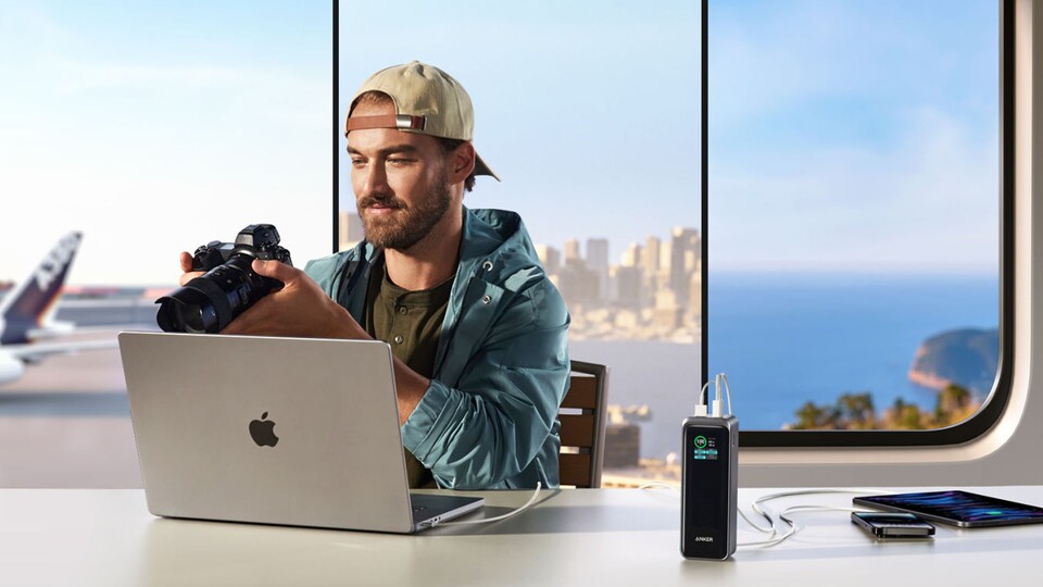 Selbst beim Laden von mehreren Geräten macht diese Powerbank eine gute Figur und verteilt ihre Leistung sinnvoll.