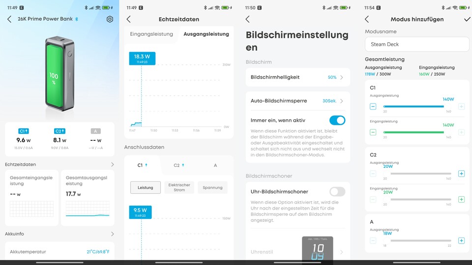 In der App lassen sich viele Einstellungen ändern und Informationen anzeigen. (Bildquelle: Duy Linh DinhGameStar Tech)
