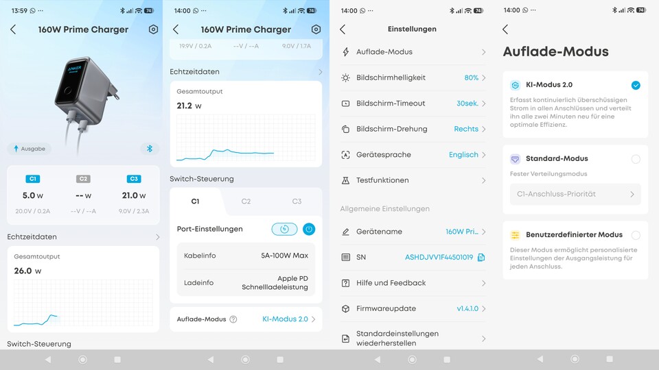 The Anker app offers some interesting insights and control options. (Image source: Duy Linh DinhGameStar Tech)
