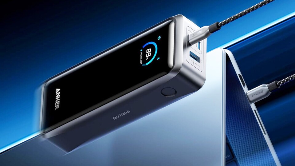 Die Anker Prime Powerbank ist gerade so klein genug, um nicht von der Kontrolle am Flughafen eingesackt zu werden.