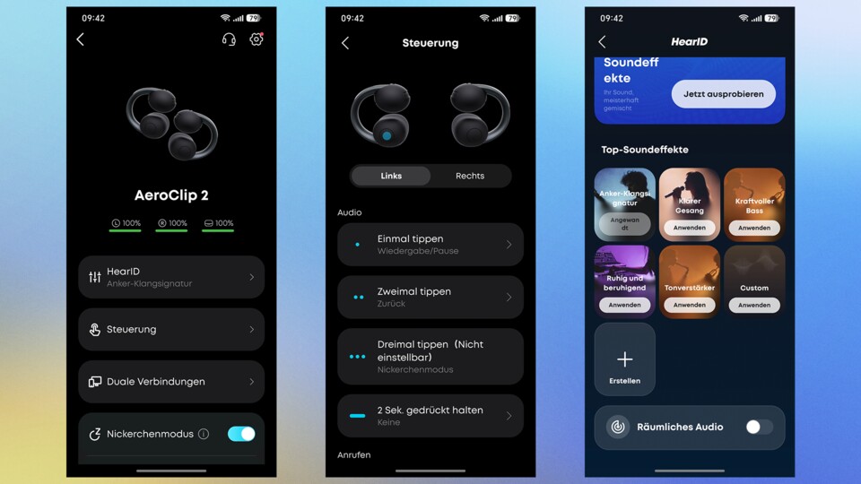 Equalizer, personifizierbare Gestensteuerung oder 3D-Sound gehören ebenfalls zu den Funktionen. (Bildquelle: Maxe S., GameStar)