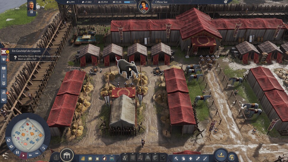 Der Elefant kommt im Verlauf der Kampagne nach Albion und gilt ebenfalls als legendäres Geschöpf.