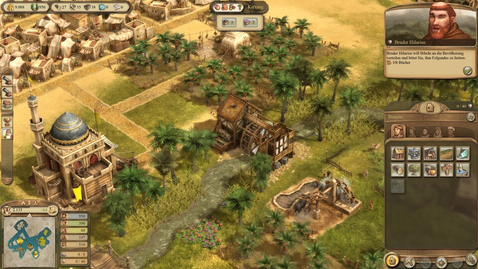 Für die Papiermühle in Anno 1404 brauchen wir eine geeignete Flussuferstelle.