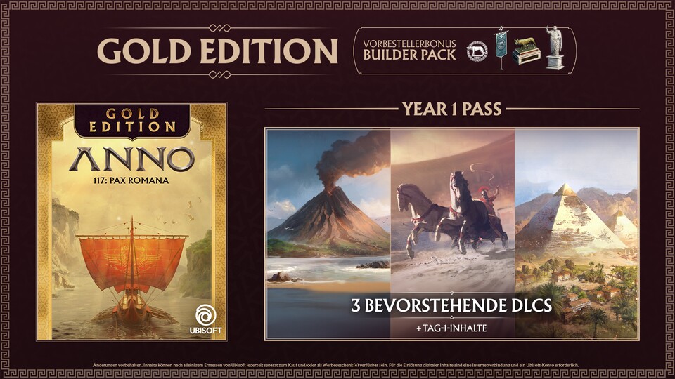 Vulkane, Pferderennen und Pyramiden. Das erste Jahr nach dem Release von Anno 117 bietet so einiges.