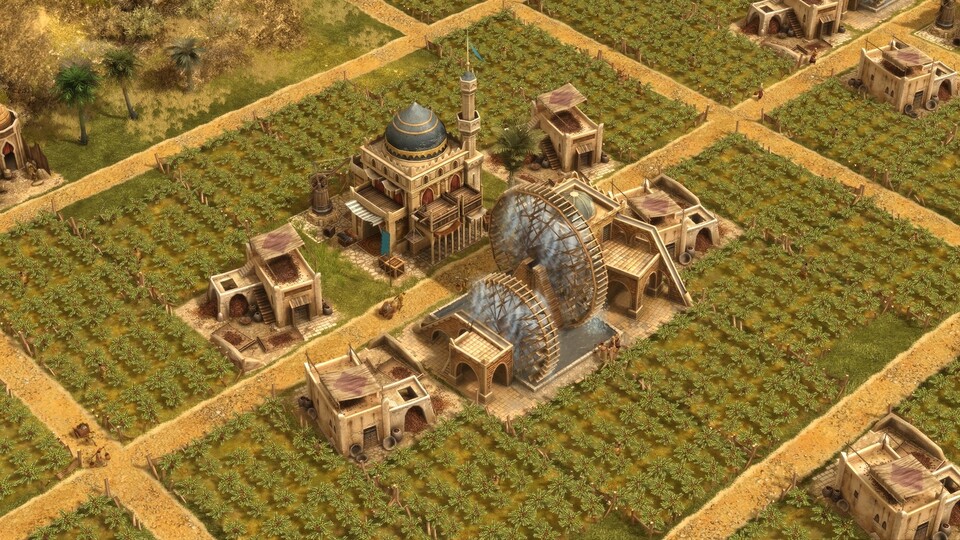 Die Orient-Region war in Anno 1404 noch auf der selben Karte wie die »westlichen« Inseln.
