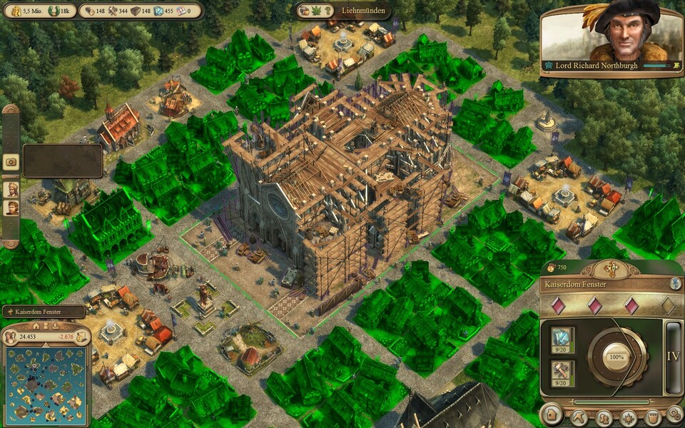 In Anno 1404 war der Kaiserdom eine echte Mammutaufgabe.