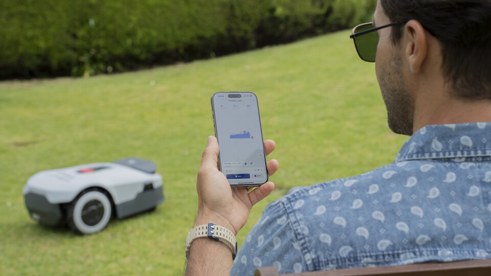 Maximale Flexibilität im Garten-Management – die App erlaubt die Definition von bis zu 20 individuellen Mähzonen und Sperrbereichen.