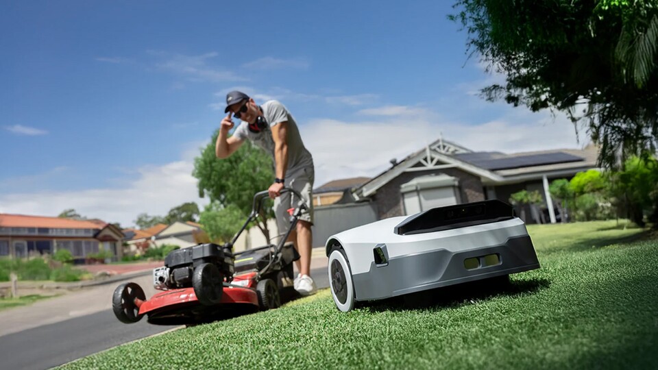 Mit Allradantrieb und Dualmotoren schafft der Mähroboter auch jeden noch so steilen Hang. Also auch wenn eure Gärten hügelig sind, wäre das kein Problem.