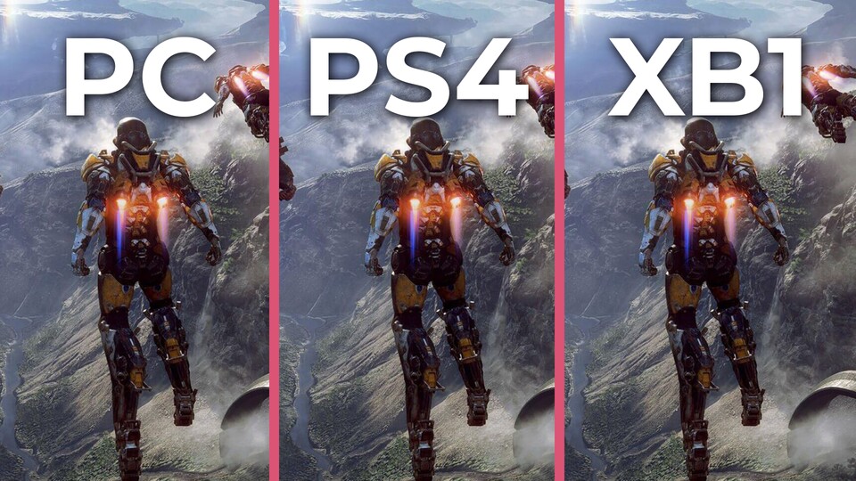 Anthem - PC gegen PS4 und Xbox One im Grafikvergleich