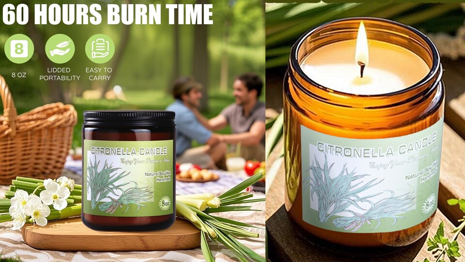 Kerze vs. Moskitos: Die ätherischen Öle sind etwas, worum Mücken gerne einen Bogen machen. Es helfen daher auch Verdampfer oder Duftsprays.