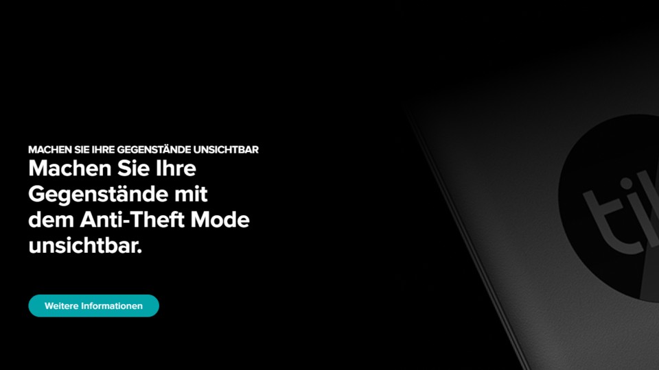 Der neue Anti-Theft-Modus macht eure Tiles für die Funktion »Scan and Secure« unsichtbar. (Bild: Tile)