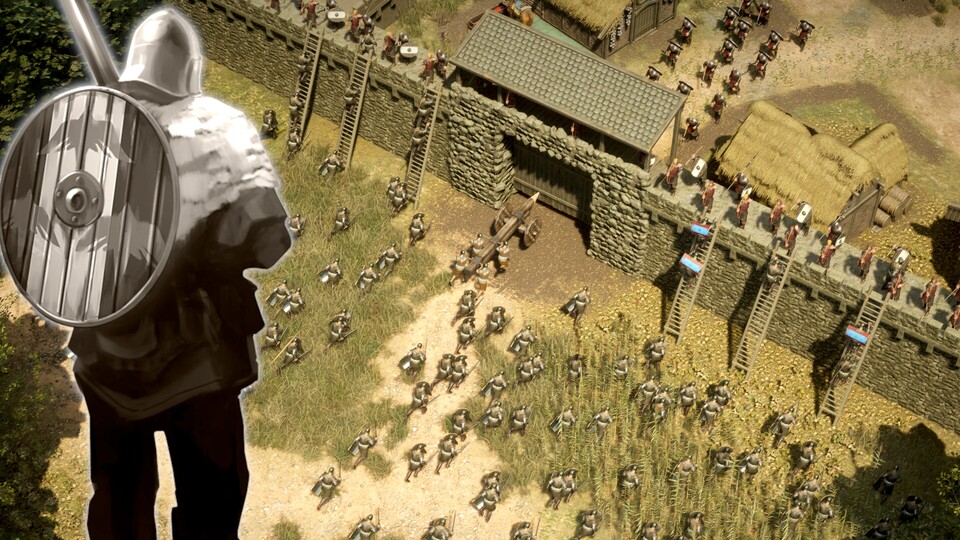 Feld- und Belagerungsschlachten nehmen in Anvil Empires riesige Ausmaße an.