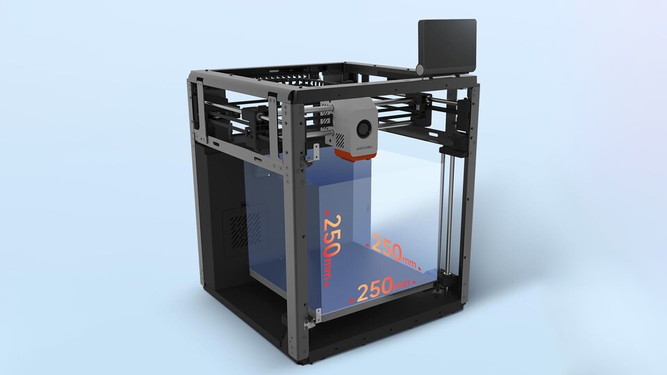 Die Druckfläche des Kobra S1 beträgt 250mm³ – das ist groß genug für die meisten gängigen Modelle, die ihr online so findet.