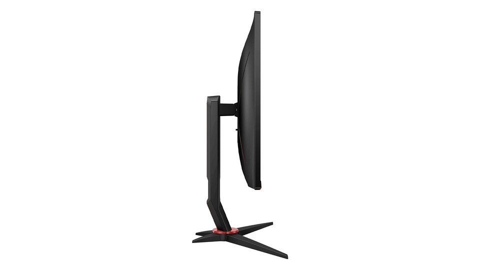 Mithilfe des höhenverstellbaren Ständers könnt ihr den AOC Gaming Monitor ergonomisch ideal für euch aufstellen.
