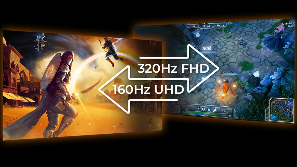 Ihr wollt in einem kompetitiven Spiel die optimalen FPS haben? Ein Knopfdruck genügt und ihr schaltet in den Performance-Modus!