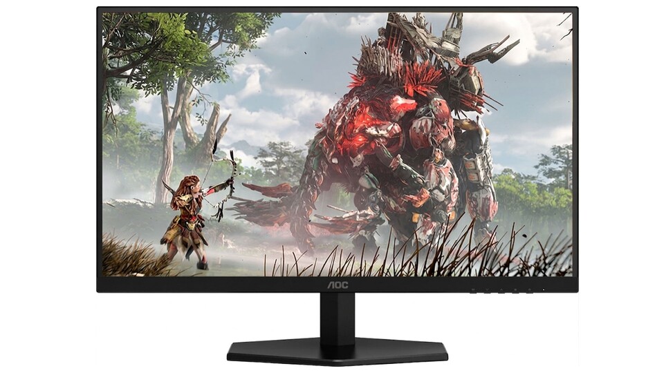 Horizon Forbidden West ist nur eins von vielen Spiele-Beispielen, die auf diesem Monitor gnadenlos gut aussehen.