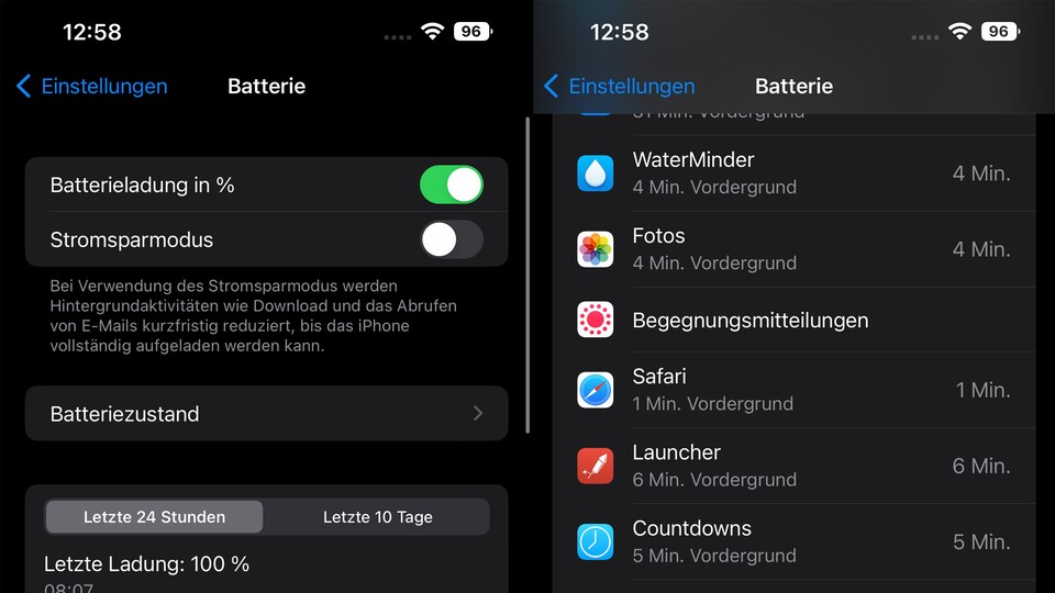 Apps können im Hintergrund mehr Akkuleistung beanspruchen als euch lieb ist.