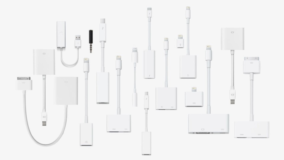 Apple bietet viele Adapter an. (Bildquelle: Twitter)
