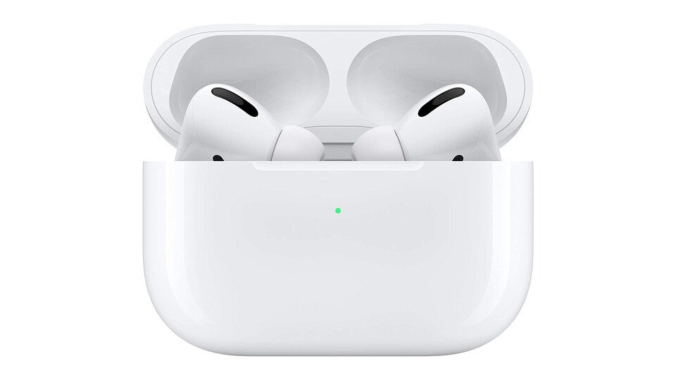 Das schicke MagSafe Ladecase schützt die Apple AirPods Pro für äußeren Einflüssen und liefert allerhand zusätzliche Akkulaufzeit.